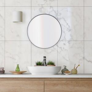 Welland fürdőszoba tükör Ø60 cm (fekete)