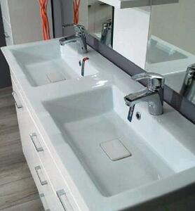 Flat 120 fürdőszoba bútor dupla mosdókagylóval
