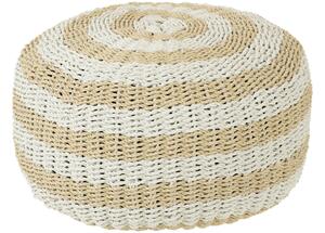 Bézs színű puff J-Line Vaskuti 50 cm
