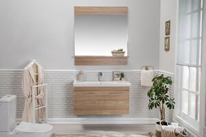 Fürdőszobabútor szett (3 darab) Sequoia 100-White fehér Tölgy