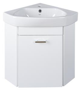Viva STYLE Arda sarokszekrény CeraStyle Arda porcelán sarokmosdóval 46 x 46 cm - BALOS