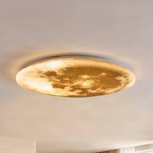 Trio Lighting LED mennyezeti lámpa Lunar távirányítóval 60cm, dimmelhető, Fehér / opál, Nappali / Étkező, Műanyag, Modern