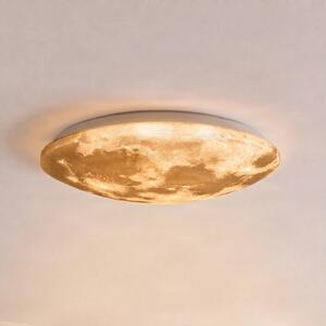 Trio Lighting LED mennyezeti lámpa Lunar távirányítóval 40cm, dimmelhető, Fehér / opál, Nappali / Étkező, Műanyag, Modern