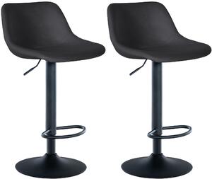 Loft bársony bárszék szett 2 db