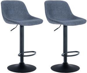 Loft szövet bárszék 2 db szett