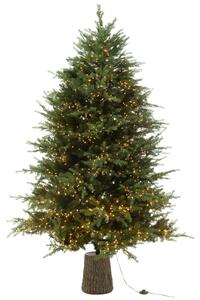 Mesterséges karácsonyfa LED lámpával J-line Rega 210 cm