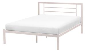 Ágy Fém CUSSET 120 x 200 cm Világosbézs
