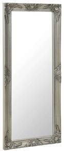 VidaXL ezüstszínű barokk stílusú fali tükör 50 x 120 cm