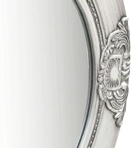 VidaXL ezüstszínű barokk stílusú fali tükör 50 cm