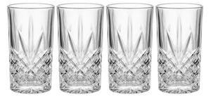 CRYSTAL CLUB kristályüveg long drink pohár, 330 ml, 4 db-os készlet