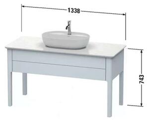 Duravit Luv Alsószekrény - 1 Fiók - Szatén Világoskék