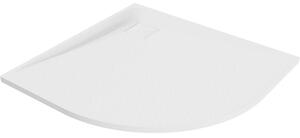 Mexen Bert félkör alakú zuhanytálca SMC 90 x 90 cm, fehér - 4KR109090