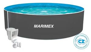 Marimex Orlando medence 4,57x1,07 m - SZÜRKE, medence, fólia, szkimmer