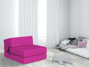 Összehajtható matrac 70x200 - rózsaszín