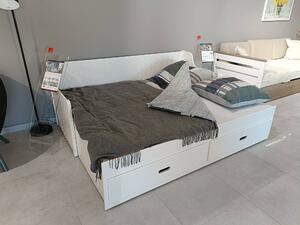 MOSKO kihúzható ágy ágyneműtartóval 80x200 Szín: Fehér