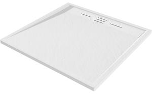 Mexen, Mexen Amon brodzik kwadratowy SMC 80 x 80 cm, fehér - 4F108080