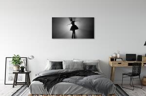 Canvas képek Balerina szürke háttér 100x50 cm