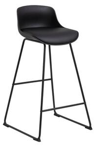 Fekete bárszék (ülésmagasság 76 cm) Tina – Actona