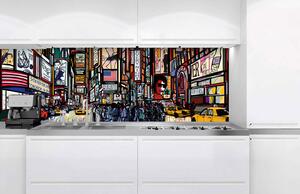 Konyhai fotótapéta - times square 180 x 60 cm