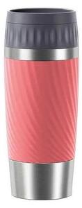 Tefal Tefal - Termikus bögre 360 ml EASY TWIST MUG rozsdamentes/rózsaszín GS0250
