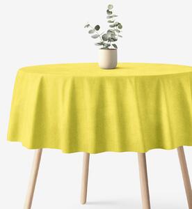 Goldea kör alakú terítő malaga - lime színű Ø 140 cm