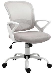Homcom Vinsetto ergonomikus Irodai szék állítható magassággal, Fehér