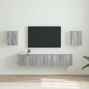 TV Fali Szekrény 2 pcs Szürke Sonoma 30 x 31 x 40 cm Faanyag