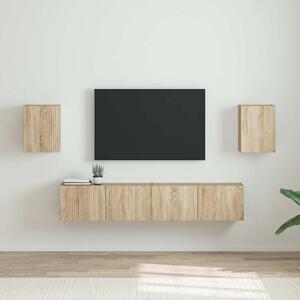 TV Fali Szekrény 2 pcs Sonoma 30 x 31 x 40 cm Faanyag
