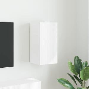 TV Fali Szekrény Falra szerelhető Fehér 30 x 31 x 60 cm Faanyag