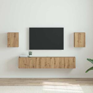 TV Fali Szekrény 2 pcs Művészi tölgy 30 x 31 x 40 cm Faanyag