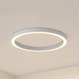 Lucande LED mennyezeti lámpa Neor, fehér, Ø 60 cm, CCT, dimmelhető, dimmelhető, Fehér / opál, Folyosó, fém, Modern