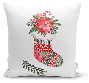 Karácsonyi mintás textil párnahuzat 43x43 cm – Mila Home