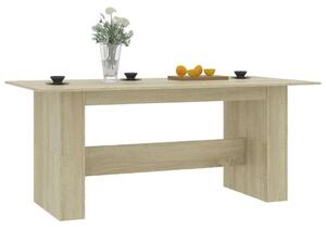 VidaXL Étkezőasztal - Sonoma Tölgy - 180x90x76 cm