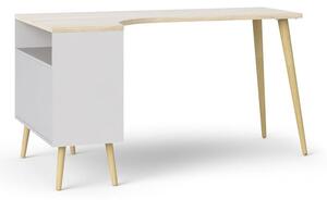 Íróasztal tölgyfa dekorral 145x81 cm Oslo - Tvilum