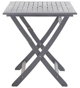 VidaXL tömör akácfa összecsukható kerti asztal 120 x 70 x 75 cm