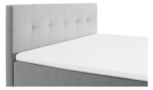 Világosszürke boxspring ágy tárolóhellyel 180x200 cm Catania - Meise Möbel