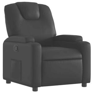 Dönthető Fotel - Fekete Műbőr - Kényelmes Relax Fotel