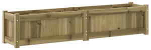 VidaXL Virágláda - Fenyőfa - 150x31x31 cm - 2 db