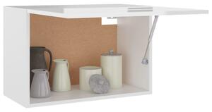 VidaXL magasfényű fehér forgácslap függő szekrény 60 x 31 x 40 cm