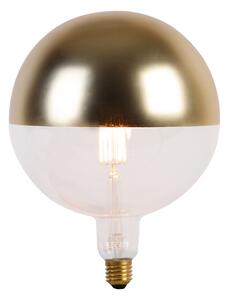 Függesztett lámpa arany 3 fényes, arany tükörrel szabályozható - Cava Luxe