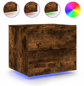 VidaXL Falra Szerelhető Éjjeliszekrény - 2 db - Sonoma Tölgy