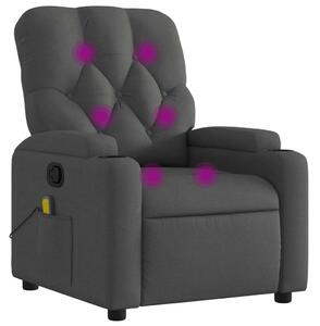 Relax Masszázsfotel - Sötétszürke Szövet