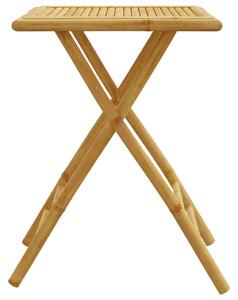 VidaXL összecsukható bambusz kerti asztal 55 x 55 x 75 cm