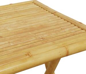 VidaXL összecsukható bambusz kerti asztal 55 x 55 x 75 cm