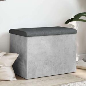 VidaXL Tárolós Pad - Betonszürke - 62x42x45 cm