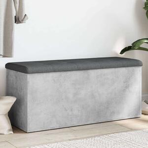 VidaXL Tárolós Pad - Betonszürke - 102x42x45 cm