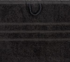 Classic kéztörlő, fekete, 50 x 100 cm