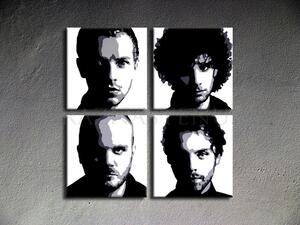 Kézzel festett vászonképek POP Art Coldplay cp (POP ART)