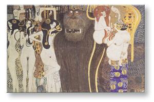 Vászonkép THE BEETHOVEN FRIEZE - Gustav Klimt (reprodukció)