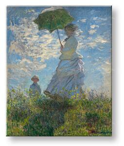 Vászonkép LÁNY ESERNYŐVEL - - Claude Monet 000 (reprodukció)